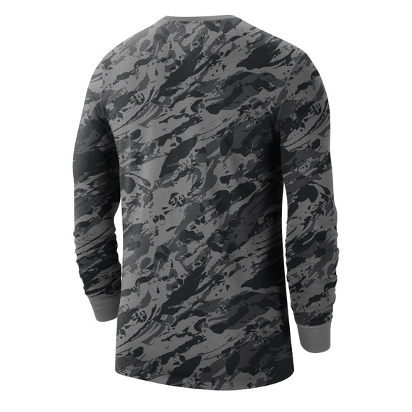 Florida Gators Men's Nike Crew-Neck Long-Sleeve T-Shirt Gray All Over Medium NWT - Picture 2 of 2